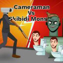 Cameraman vs Skibidi Monster : Fun Battle 10 cameraman vs skibidi monster fun battle 1