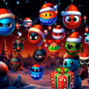 Christmas Rush : Red and Friend Balls 10 christmas rush red and friend balls 2