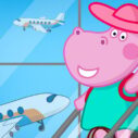 Hippo Family Airport Adventure 9 hippo family airport adventure