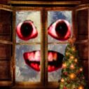 New Year Santa Claus outside the window 9 new year santa claus outside the window 2